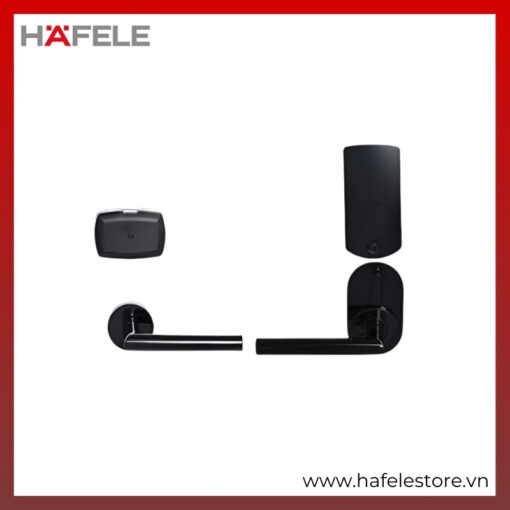 Khóa tay D màu đen mờ mở phải PL100 Hafele 912.20.111