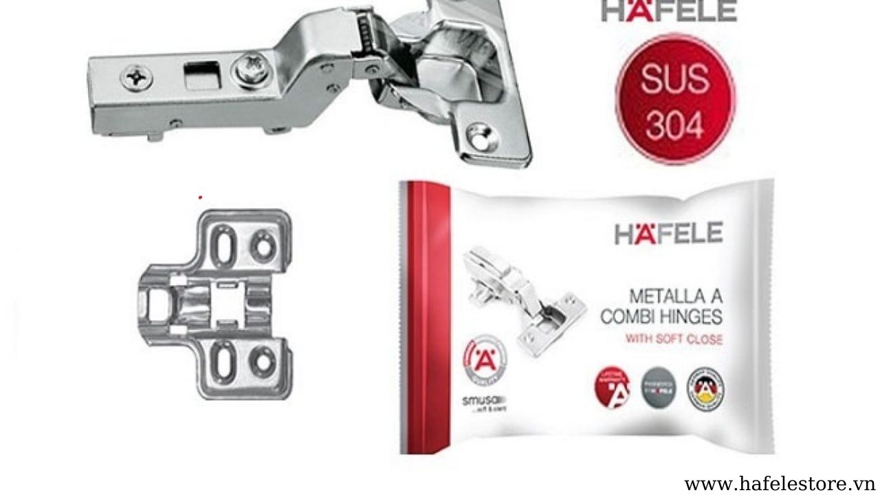 Bản Lề Giảm Chấn Hafele Inox 304 Cao Cấp