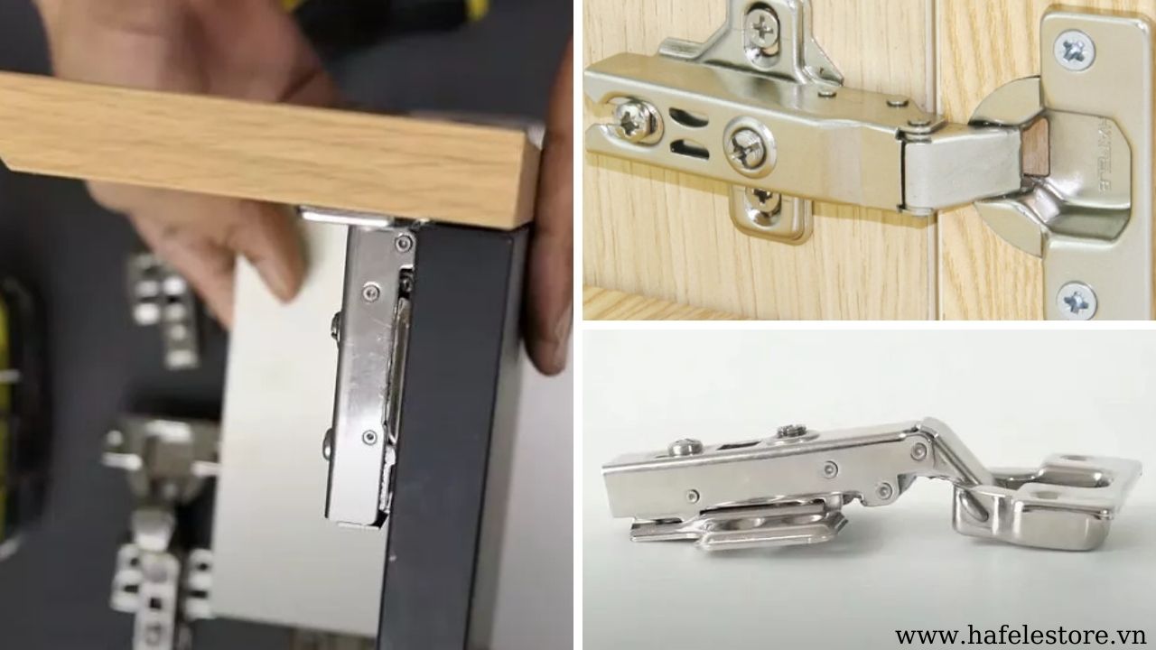 Bản lề giảm chấn thẳng Hafele