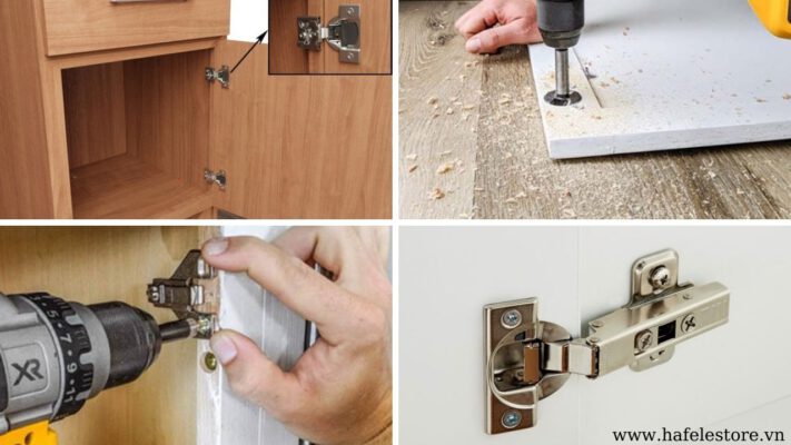 Các Bước Lắp Đặt Bản Lề Giảm Chấn