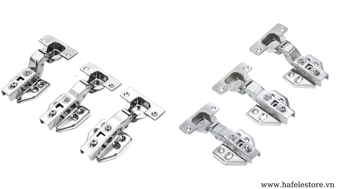 Các loại bản lề giảm chấn phổ biến cho tủ bếp