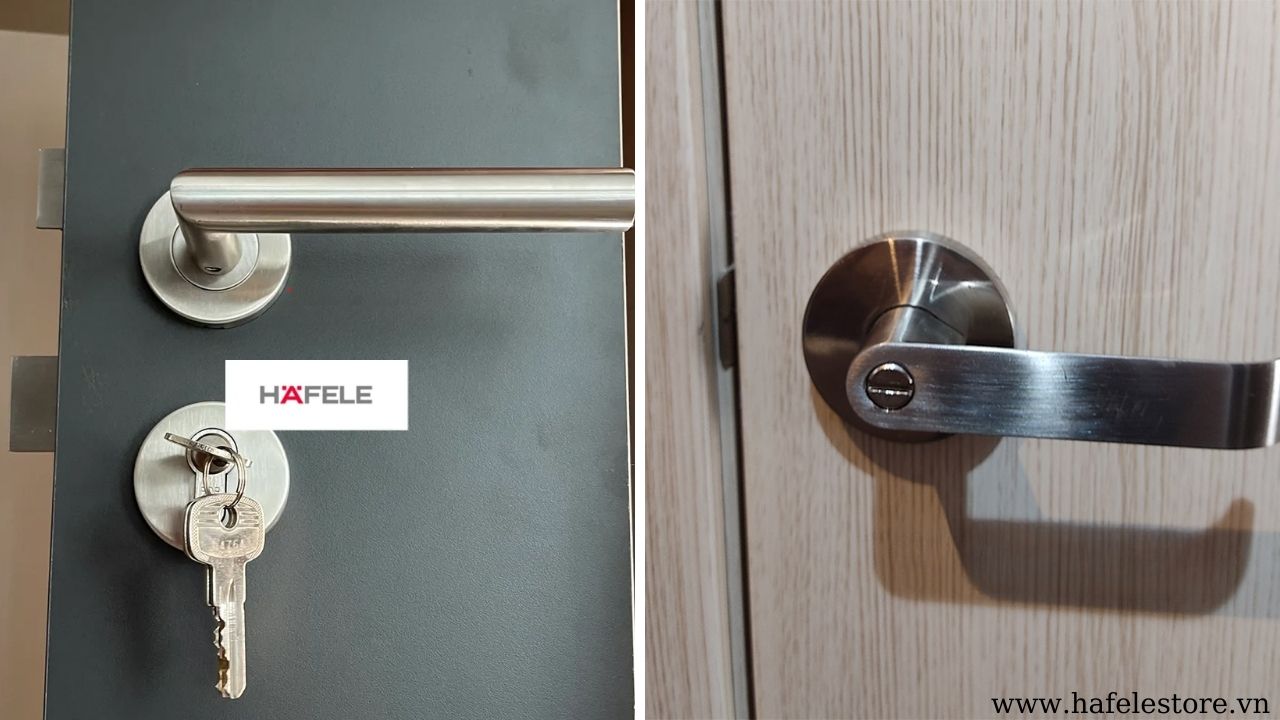Khóa Cửa Tay Gạt Hafele