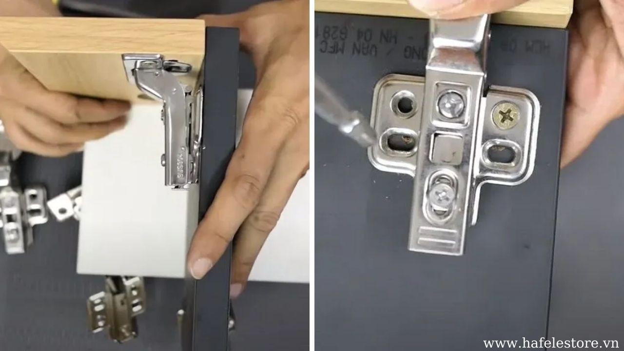 Lưu ý khi lắp đặt bản lề hơi giảm chấn cong nhiều