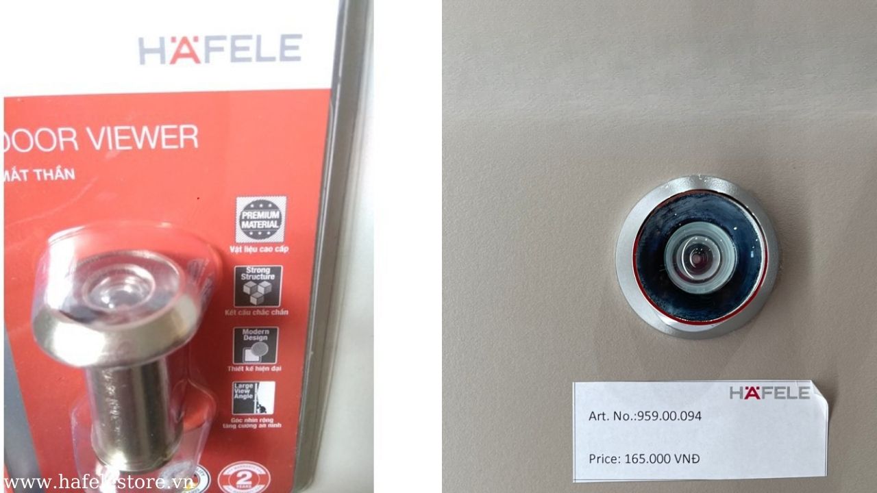 Mắt thần gắn cửa Hafele