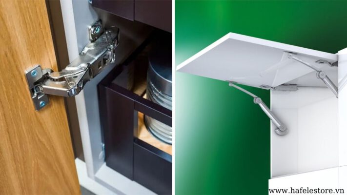 Nên Chọn Tay Nâng Hay Cánh Mở Cho Tủ Bếp Trên?