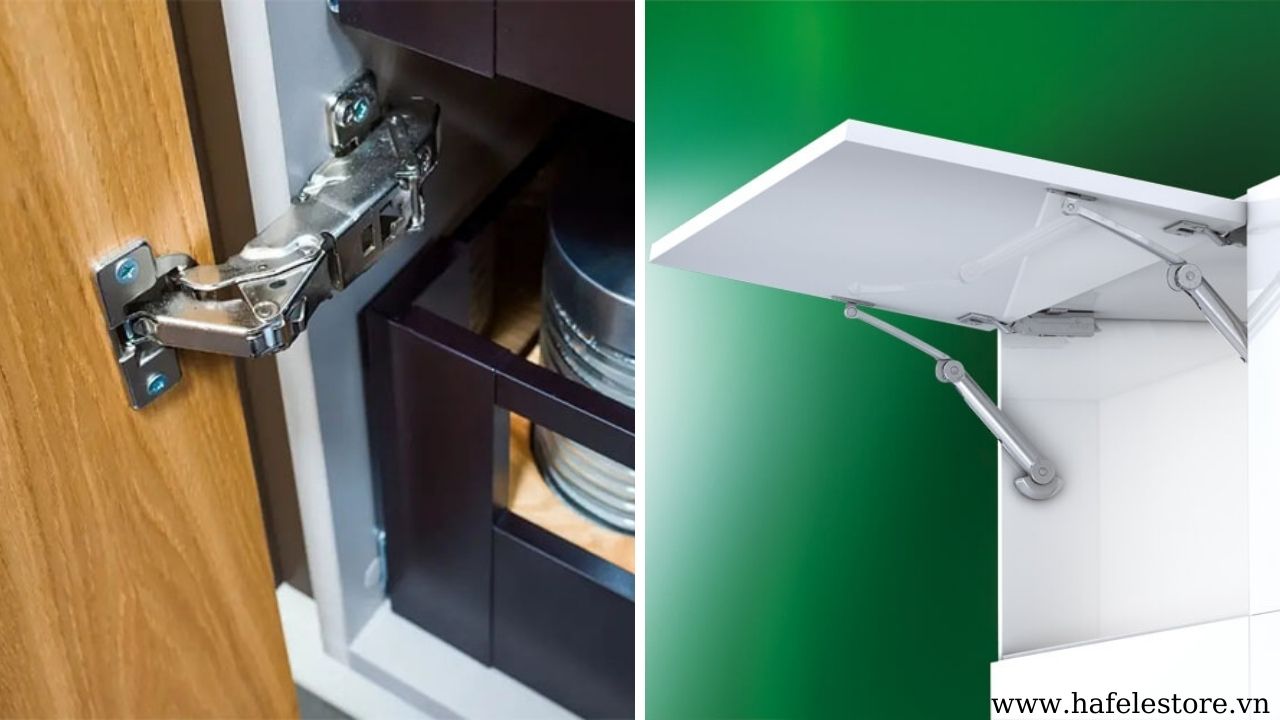 Nên Chọn Tay Nâng Hay Cánh Mở Cho Tủ Bếp Trên?