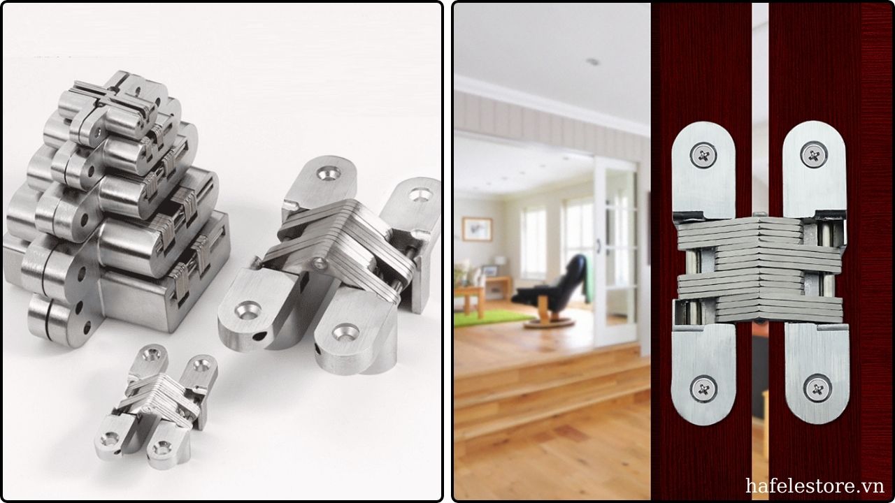 Bản Lề Âm Cửa Chữ Thập (Không Điều Chỉnh)