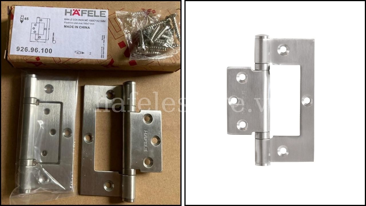Bản lề âm dương Hafele 926.96.100 chất lượng