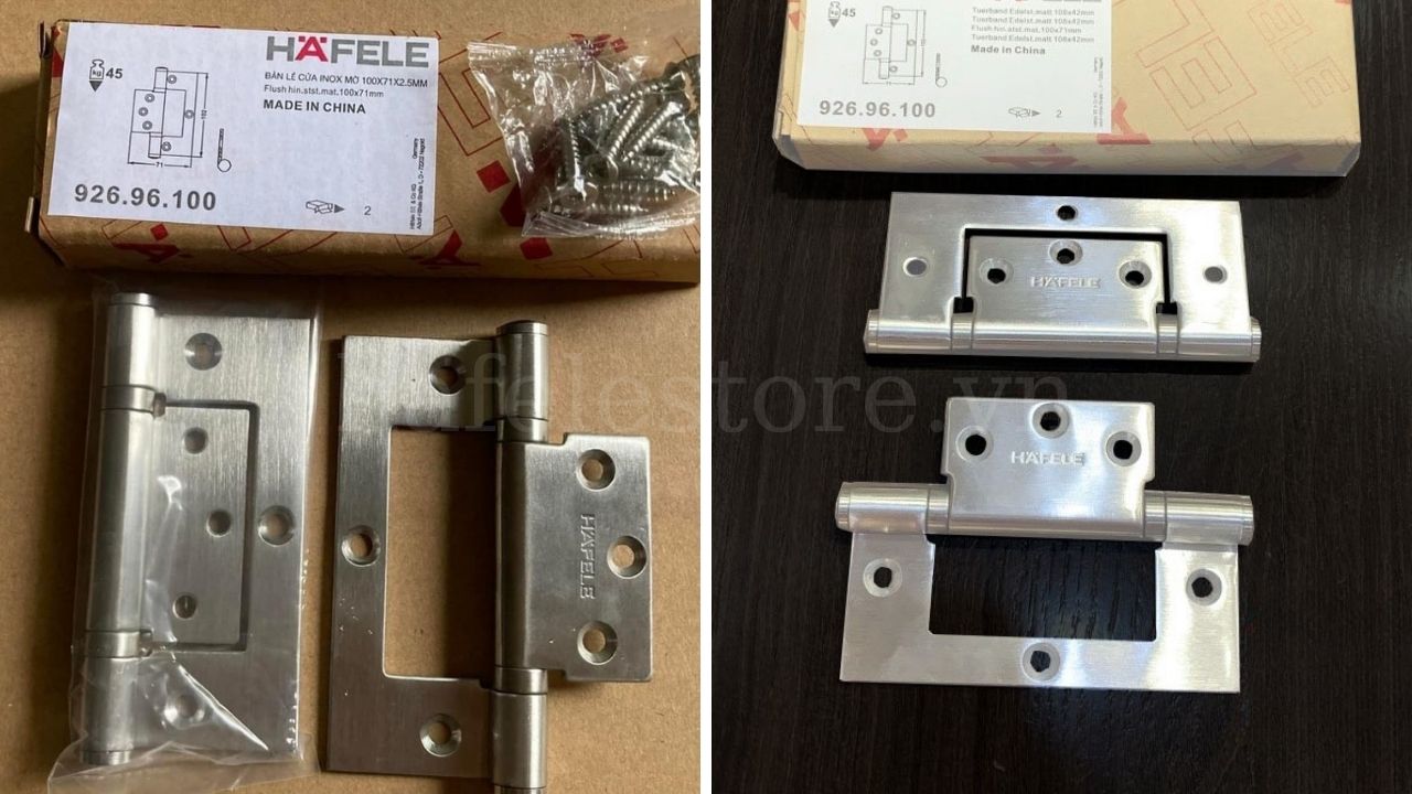 Bản lề âm dương Hafele có nhiều ưu điểm nổi bật