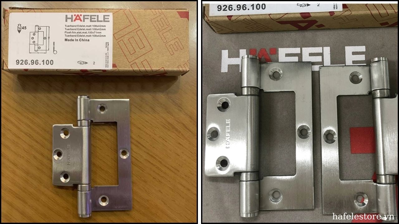 Bản lề âm dương cửa đi Hafele 926.96.100 chất lượng tại HafeleStore