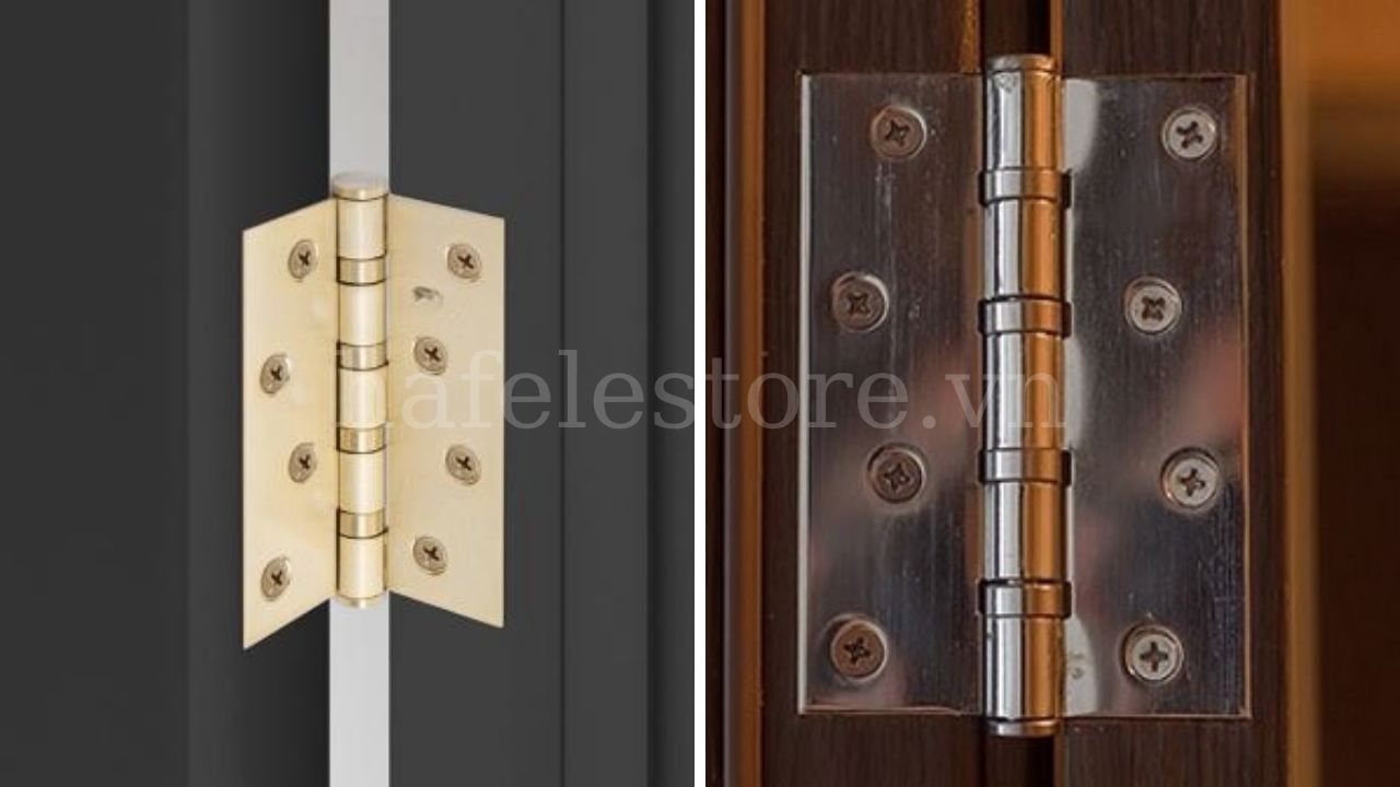 Bản lề lá 4 vòng bi có tính thẩm mỹ cao