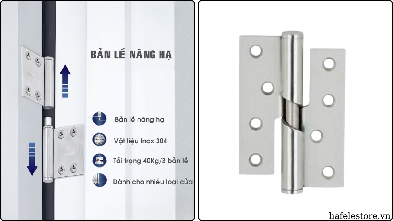 Bản lề nâng hạ Hafele