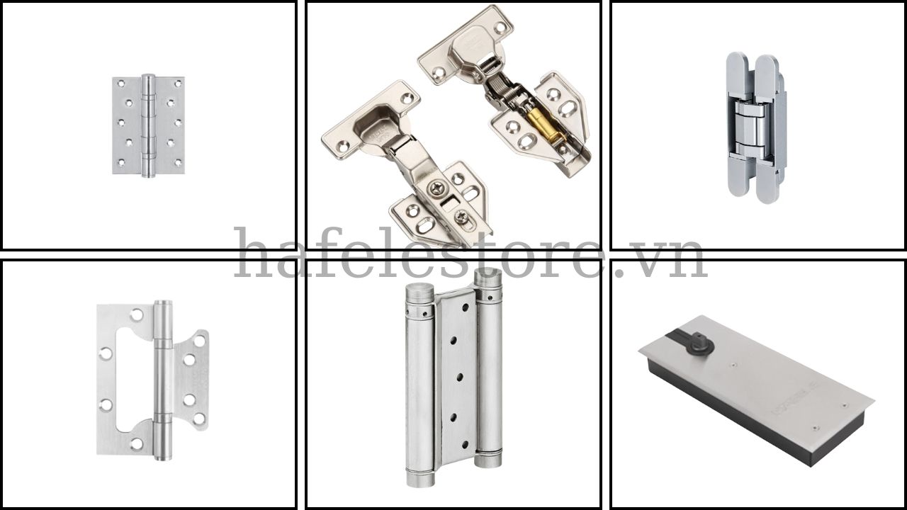 Các loại bản lề thông dụng hiện nay