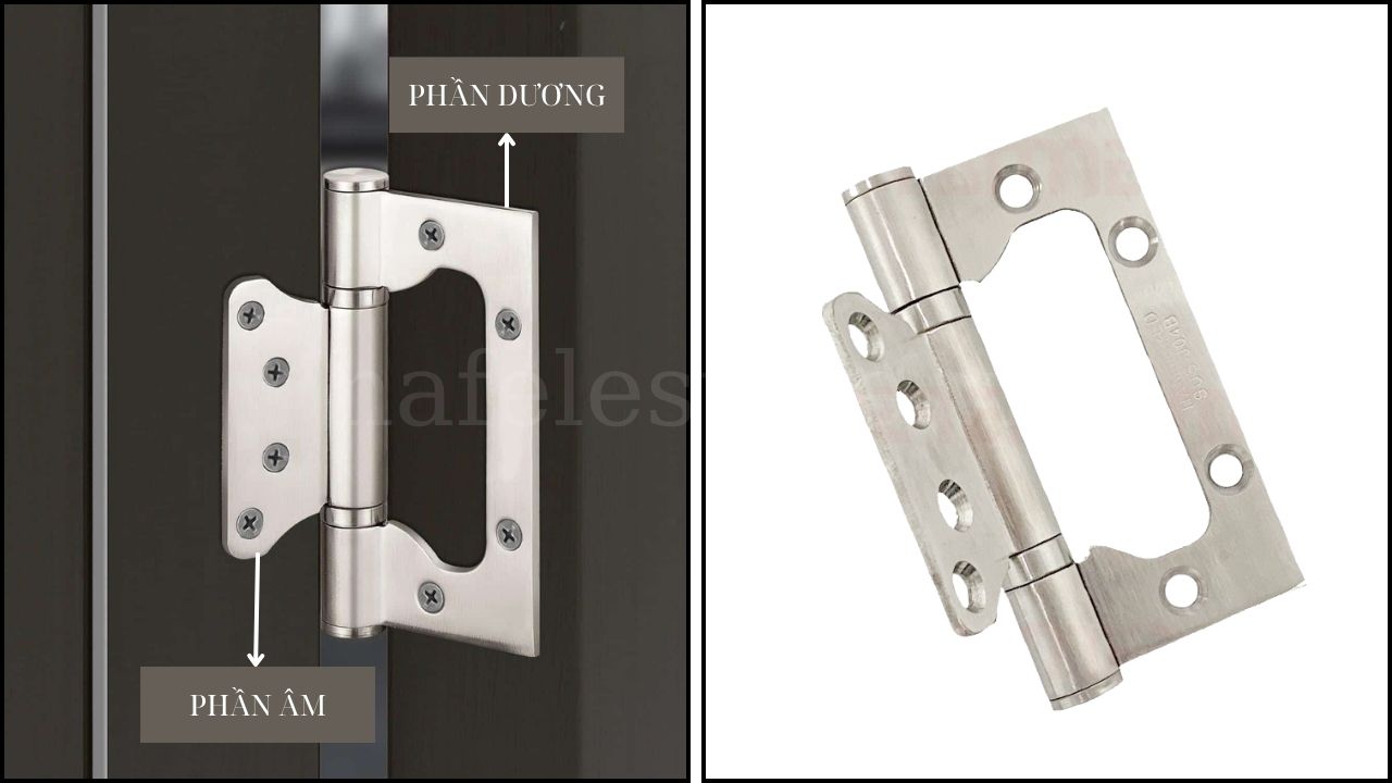 Cấu tạo bản lề âm dương