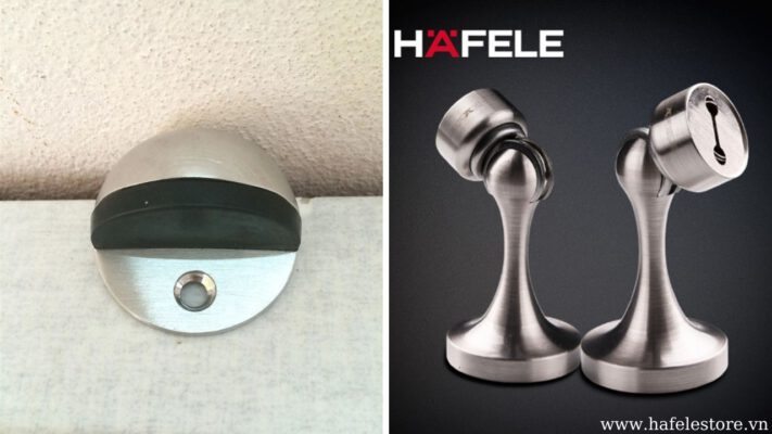 Cục chặn cửa và cục hít cửa Hafele
