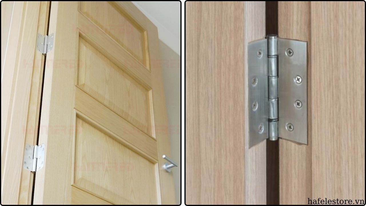Hướng dẫn chọn bản lề cửa gỗ và số lượng phù hợp