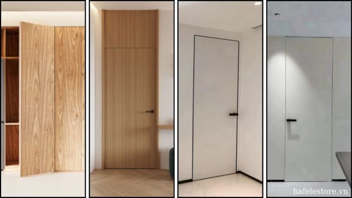 Ứng dụng của bản lề cửa giấu khuôn trong thực tế