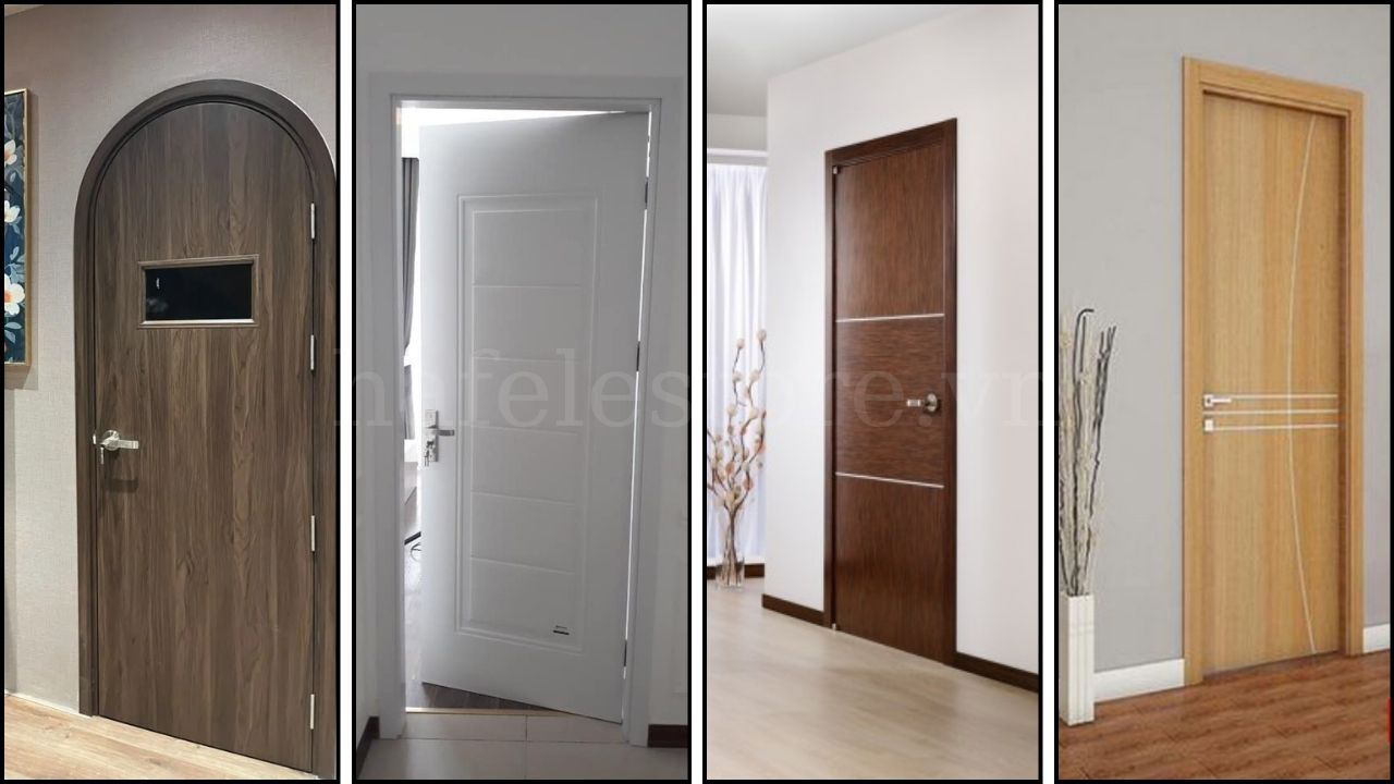 Ứng dụng của bản lề lá 2 vòng bi cho cửa gỗ