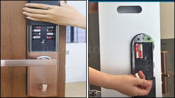 `Bạn hoàn toàn có thể dễ dàng tự thay pin khóa điện tử Hafele tại nhà
