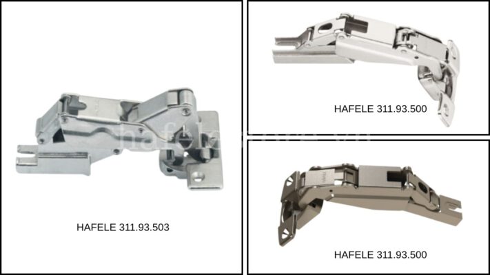 Bản lề bật 165 độ không giảm chấn Hafele