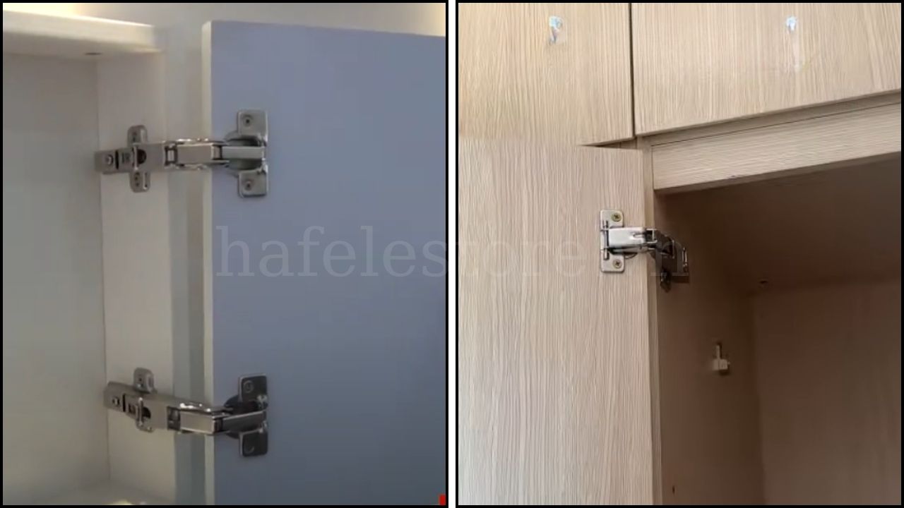 Bản lề bật 165 độ không giảm chấn Hafele giúp tiết kiệm chi phí