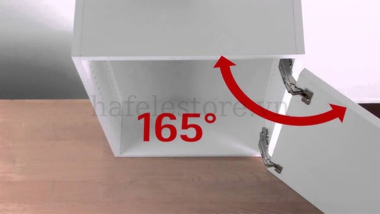 Bản lề bật 165 độ