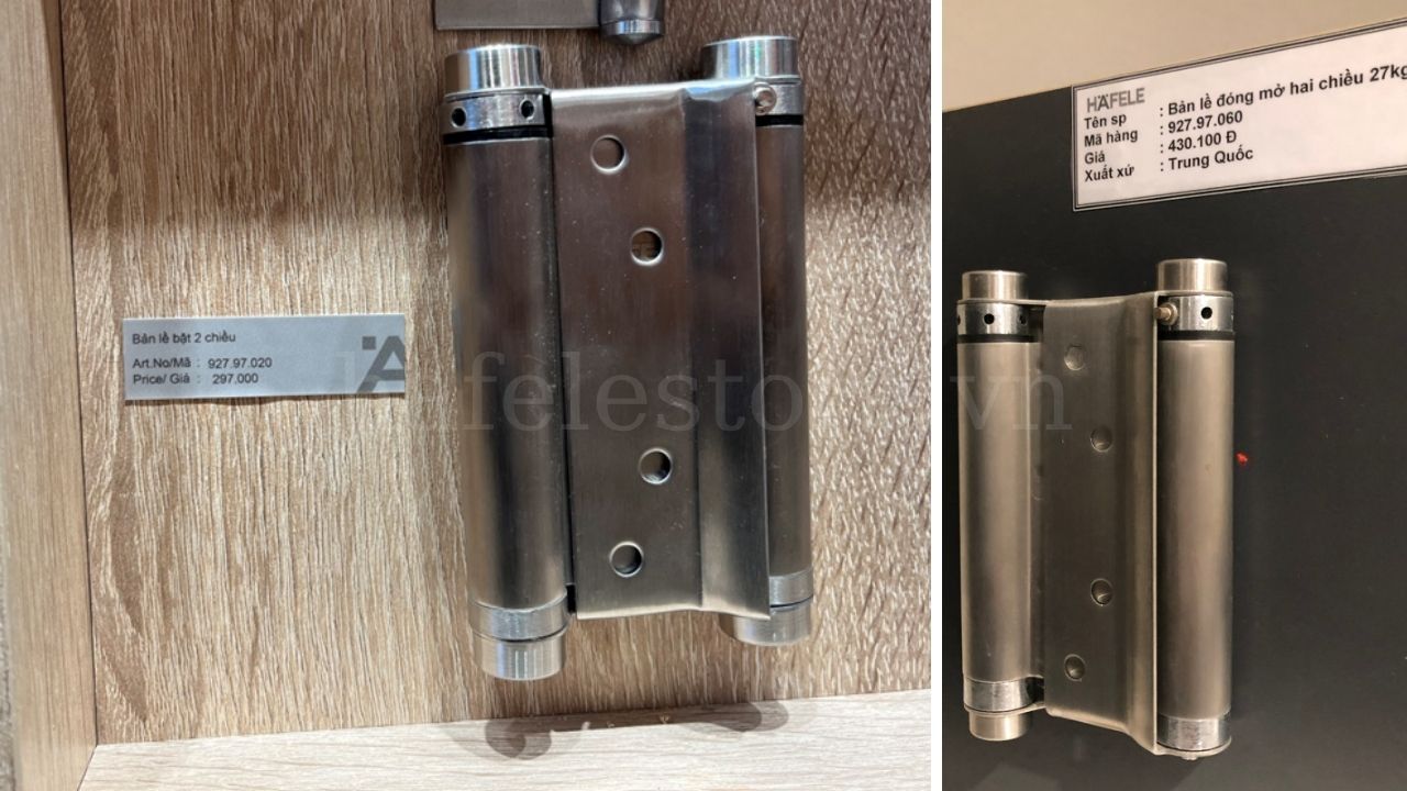 Bản lề bật mở 2 chiều Hafele chính hãng
