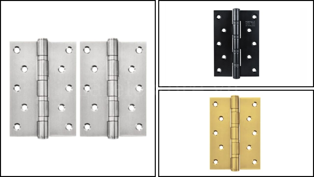 Bản lề lá 4 vòng bi Hafele cho cửa gỗ nặng