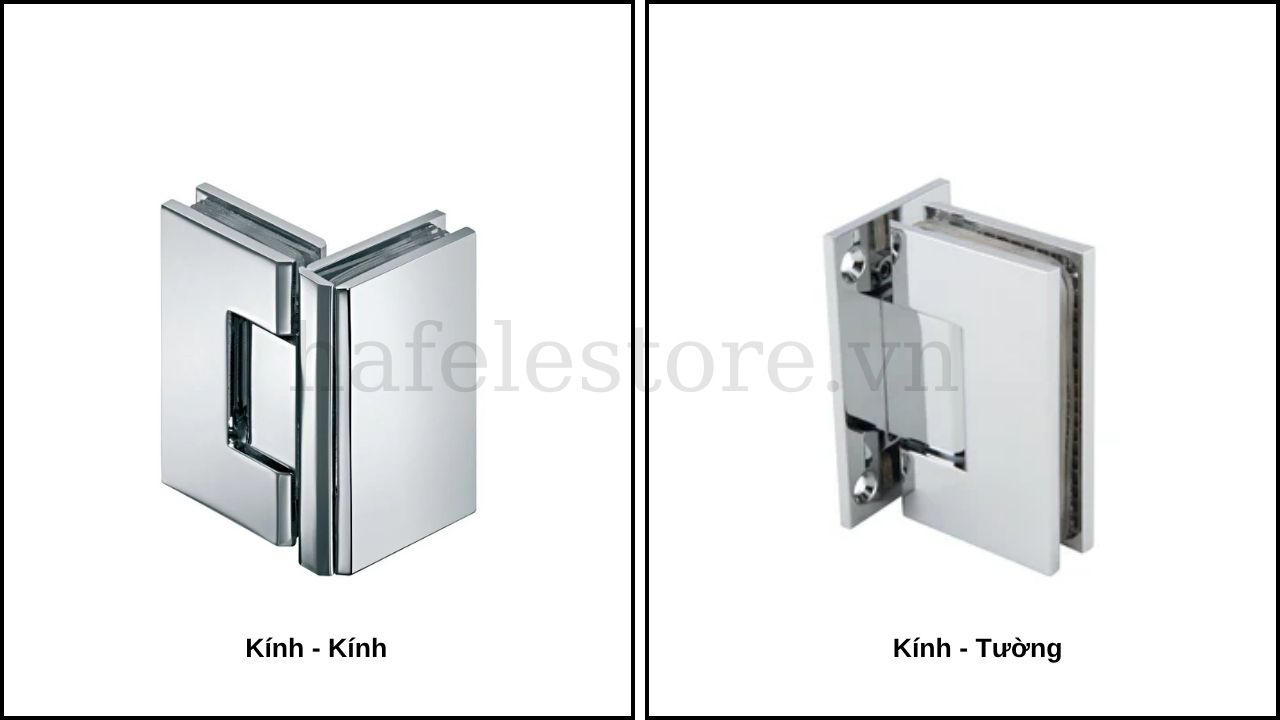 Bản lề phòng tắm kính Hafele