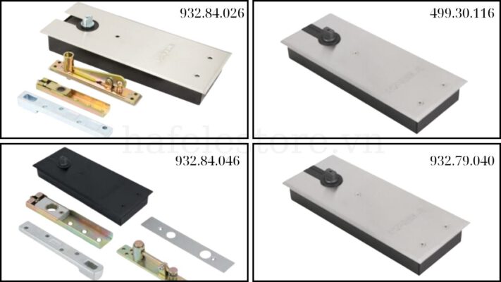Các mẫu bản lề sàn EN4 Hafele nổi bật hiện nay