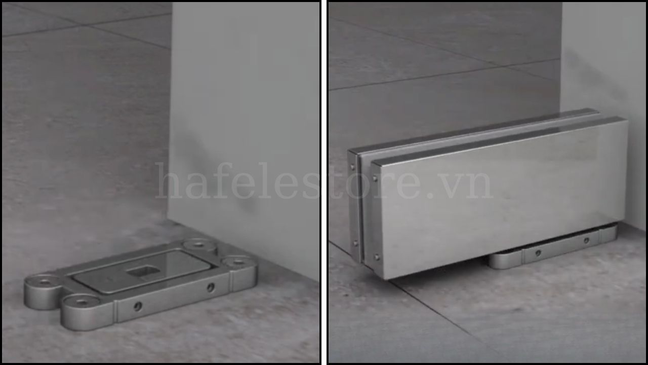 Cách lắp đặt bản lề dương sàn