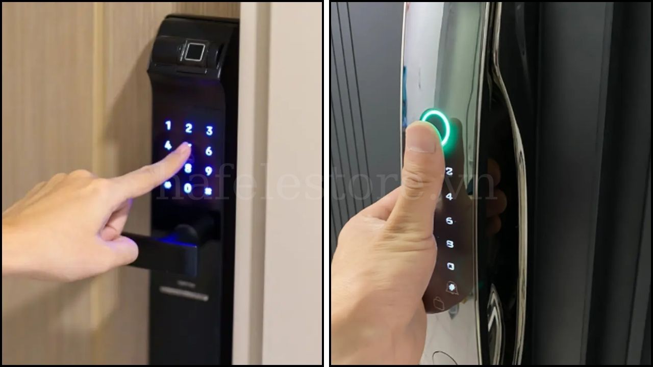 Cách sử dụng khóa cửa vân tay