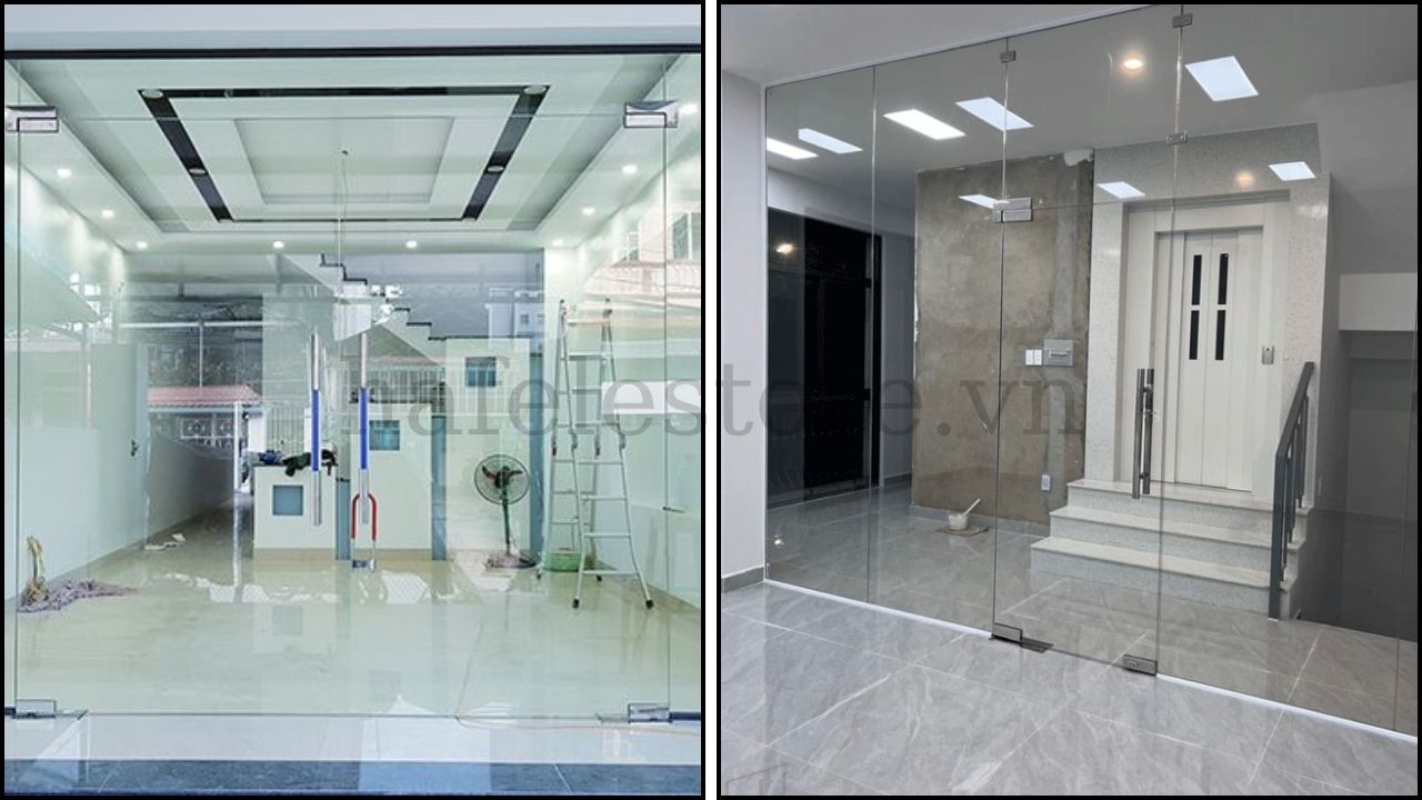 Cách tính trọng lượng cửa kính để chọn bản lề sàn phù hợp