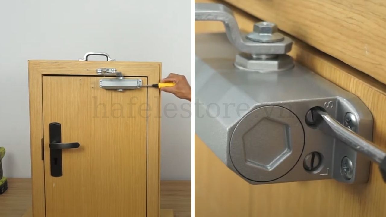 Điều Chỉnh Tốc Độ Đóng Cửa Của Tay Co Thủy Lực