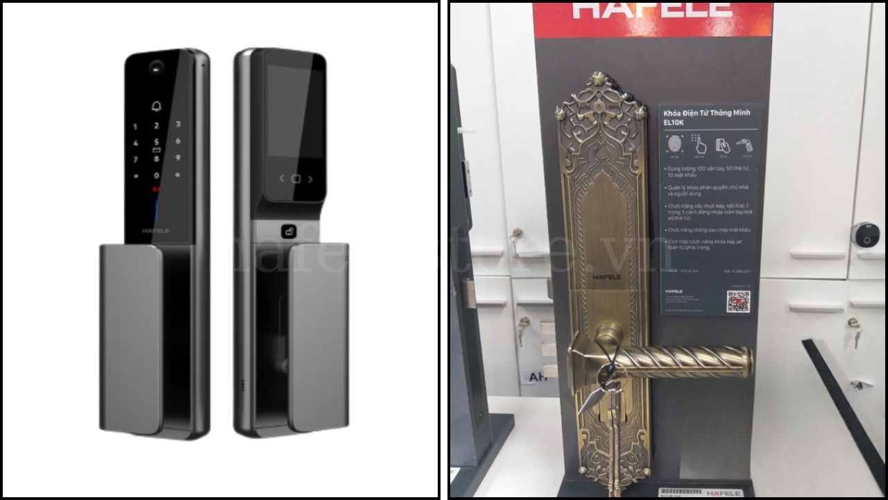 Hafele đều có đa dạng mẫu mã khóa phù hợp