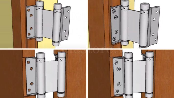 Hướng dẫn lắp bản lề đóng mở 2 chiều đơn giản tại nhà