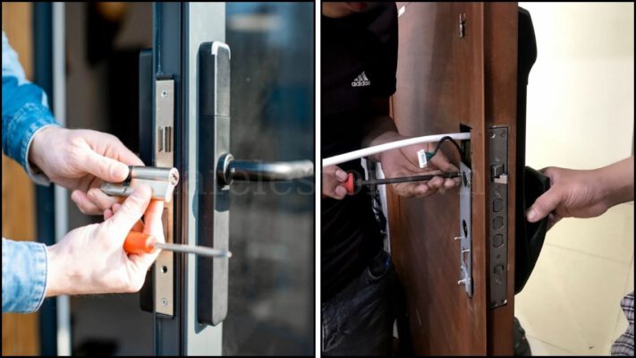 Hướng dẫn lắp khóa cửa điện tử tại nhà từng bước