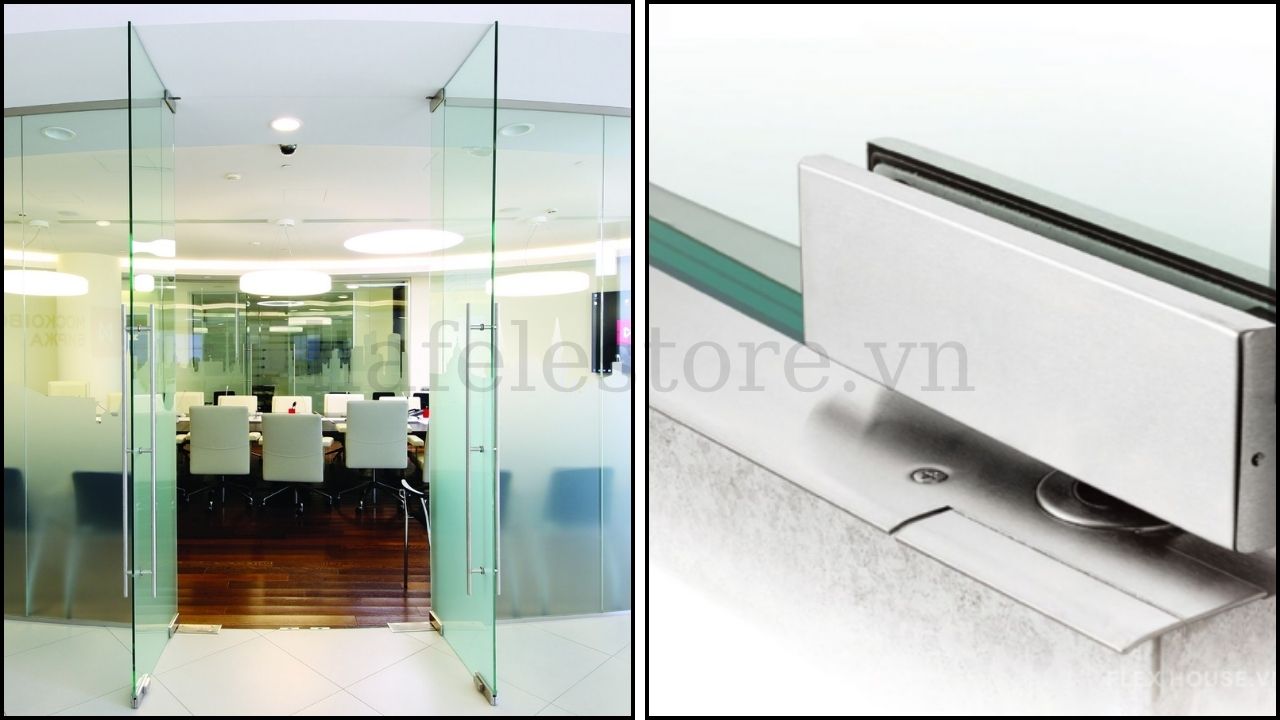 Kẹp kính dưới Hafele