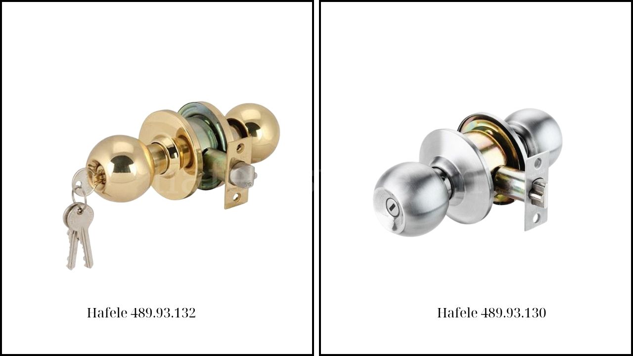 Khóa Tay Nắm Tròn Cửa Đi Hafele