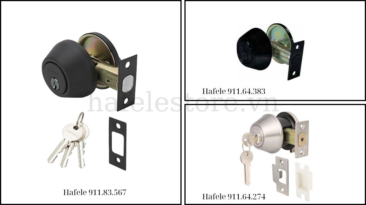 Khóa cóc 1 đầu chìa 1 đầu vặn Hafele