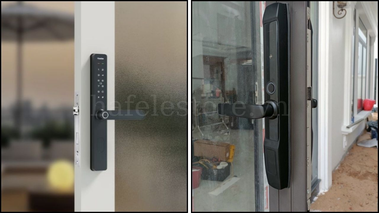 Khóa cửa vân tay có thể được lắp ngoài trời