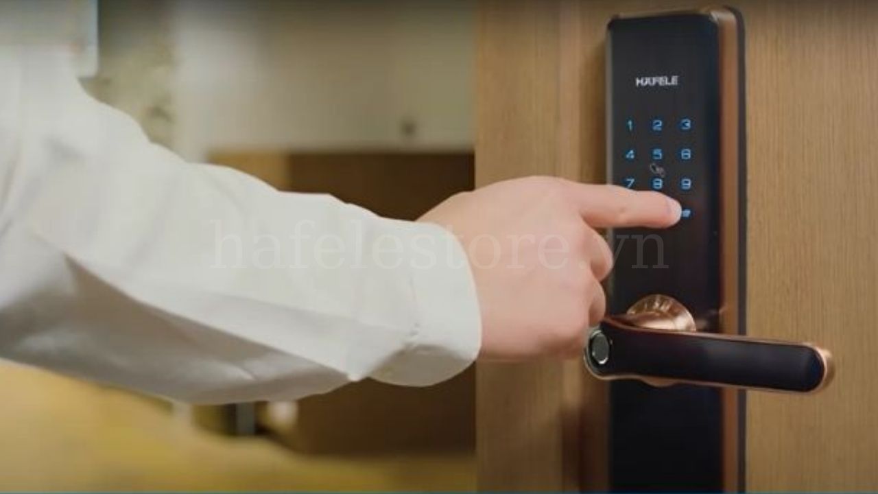 Khóa điện tử Haflee tự động vô hiệu hóa khi nhập sai quá 5 lần