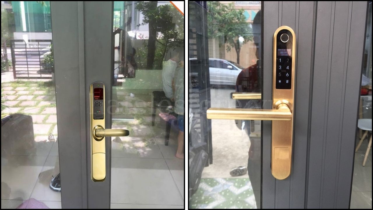 Khóa điện tử cho cửa kim loại