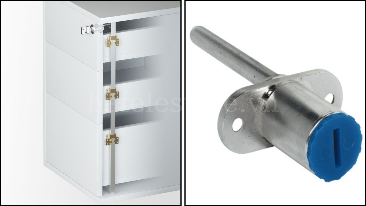 Khóa tủ 3 ngăn Hafele