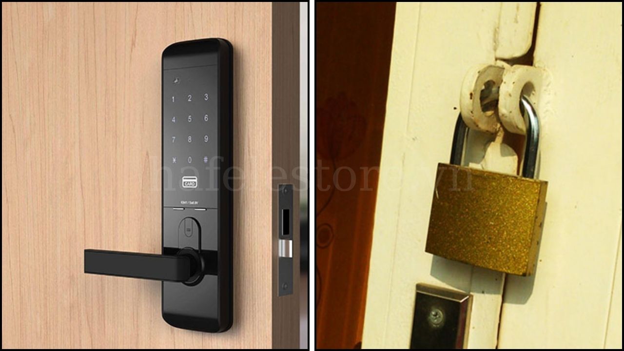 Khóa vân tay bền và an toàn hơn so với khóa cơ truyền thống