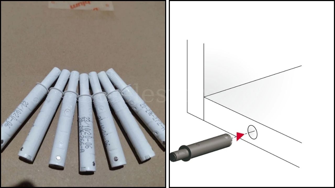 Lắp đặt đúng hướng dẫn để tránh lệch, hụt nêm nhấn tủ