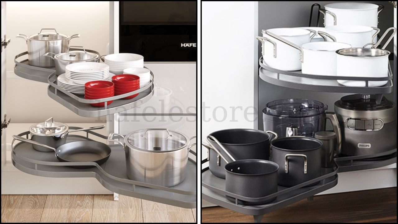 Mâm xoay mở trái, mở phải Hafele