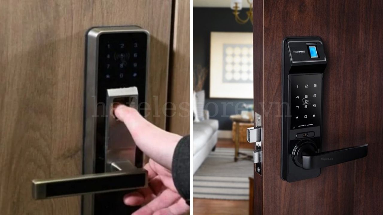 Nguyên lý hoạt động của khóa cửa điện tử là sự kết hợp giữa công nghệ sinh trắc học, điện tử và cơ khí chính xác