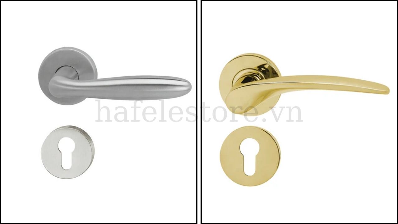 Tay nắm gạt có nắp che Hafele