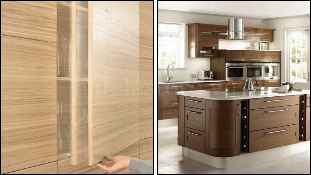 Tip-on phù hợp với không gian yêu cầu thẩm mỹ cao